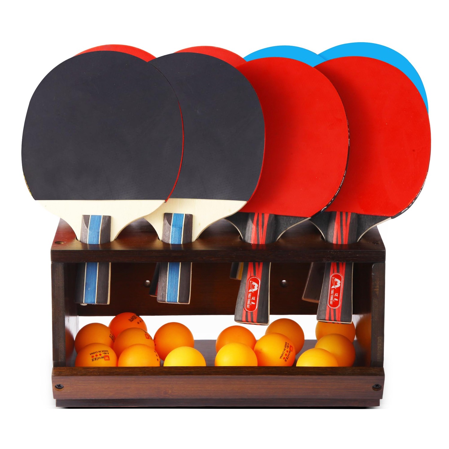 Ping Pong Paddle Holder, Ping Pong Paddle Storage Hold 8 Rackets, 2-in ...