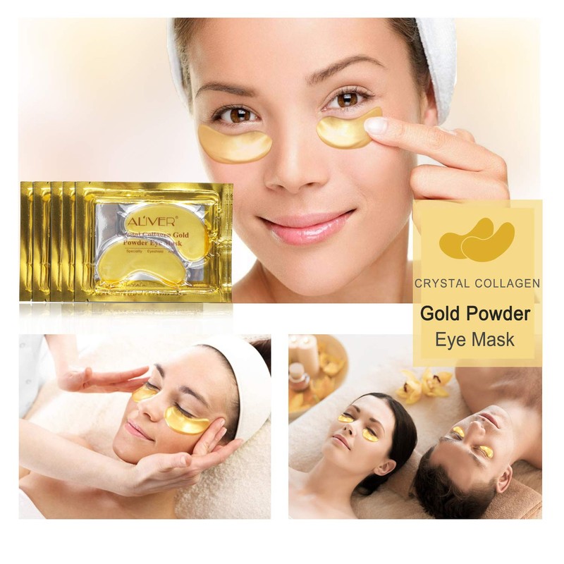 10 Pairs Gold Eye Mask, Under Eye Mask, Anti-Ageing Eye