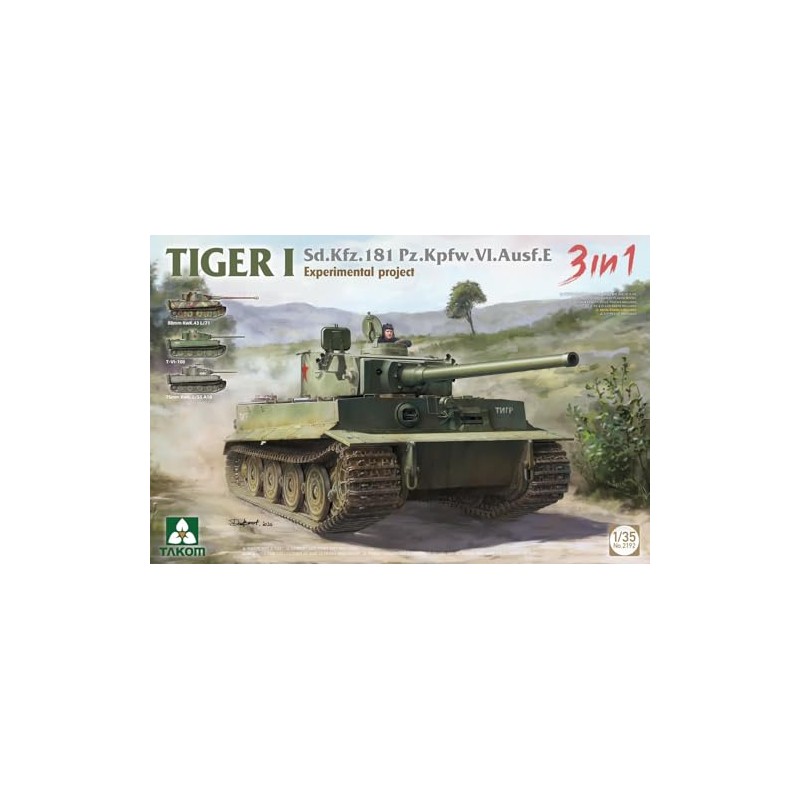 TAKOM 2192 1/35 Tiger I Sd.Kfz.181 Ausf.E Experimental - 3