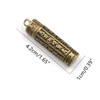 1 Pcs Pocket Pill Case Portable Brass Pill Box with