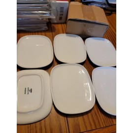 DELTA AIRLINES First Class ALESSI small Salad appetizer  Plates 5" x 4 12 pcs