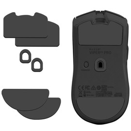 (Set of 2) LAZIRO Mouse Sole for Razer Viper V3 Pro Premium Glide Mouse Skate Mouse Feet Replacement Teflon Material Round Super Smooth Glide Heavy Duty Ultra Low Friction for Razer Viper V3 Pro