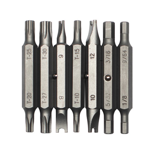 MEGAPRO Replacement Bit Pack - The Tamperproof | 7 double-ended