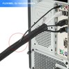AGPTEK 2 m Cable Sleeve, 25-39 mm Self-Closing Cable Duct,