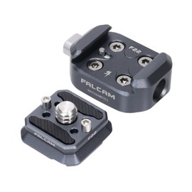 FALCAM F22 Quick Release Kit, Quick Release System QR Plate and Clip for Camera - 2531