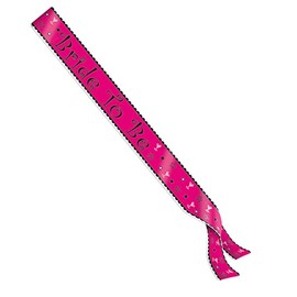 Beistle Bride to be Satin Sash, 33-Inch by 4-Inch