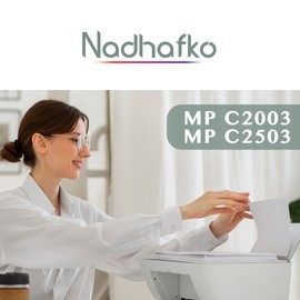 Nadhafko MPC2003 MPC2503 Toner Cartridge High Yield Replacement for Ricoh MP C2003 Toner use for Lanier Savin MP C2003 MPC2503 MPC2004 MPC2504 Printer, 841918 841919 841920 841921