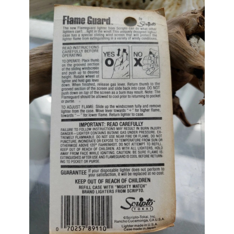 Scripto Antique Scripto Flame Guard Windguard Refillable Sleeve Lighter Original