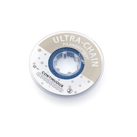 1 rollo/15 pies de cadenas elásticas dentales para ortodoncia, cadena de goma ultra elástica dental, larga, corta y cerrada (azul oscuro, continua)