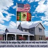 NASIAN Mexico Flag Mexican American Flags for Outside 3x5 Double