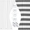 Clara Clark Bathroom Accessories Set - 23PC Shower Curtain Set