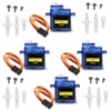 SIPYTOPF 4Pack SG90 Micro Servo Motor Mini Servo SG90 9g