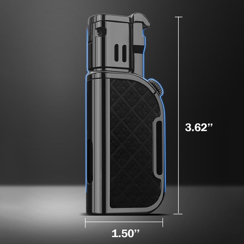 Jet Torch Lighter, Soft/Jet Flame Switchable Lighters, Butane Refillable Lighter