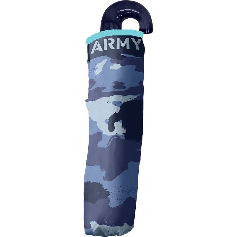 Nakatani Kid's Folding Umbrella, Grunge Camouflage, Navy Camouflage [522-033], Hand