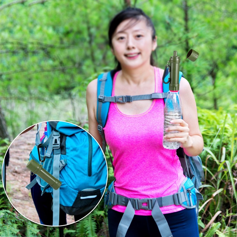 Outdoor Water Straw Water Filtration System Water Purifier for Emergency