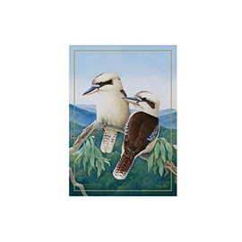 Maxwell & Williams Birds of Australia KC 10yr Anniversary Tea Towel 50x70cm Kookaburra