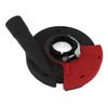 5 In Power Grinding Dust Shroud Iron PA66 Red Black