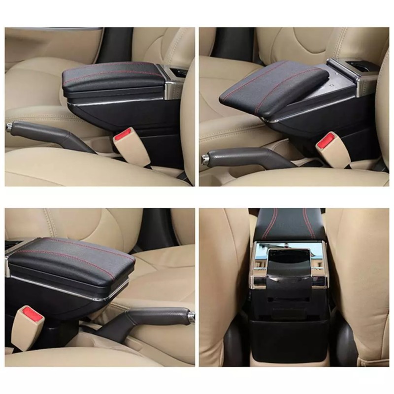 XUKEY Central Console Armrest Storage Compartment For Honda Fit Jazz