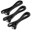 deleyCON 3 x 60 cm SATA 3 Cable Nylon Set