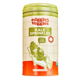 Edggies Organic Kale Sprinkles - 100% Pure Kale Superfood for Smoothies, Salads, Pasta & More - Vegan, Gluten-Free, Non-GMO, Keto & Paleo-Friendly - Nutrient-Packed, Ready-to-Eat Veggie Boost