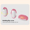 Dokpav 3 PCS Penguin Shapes Reusable Lint Rollers, Portable Hair