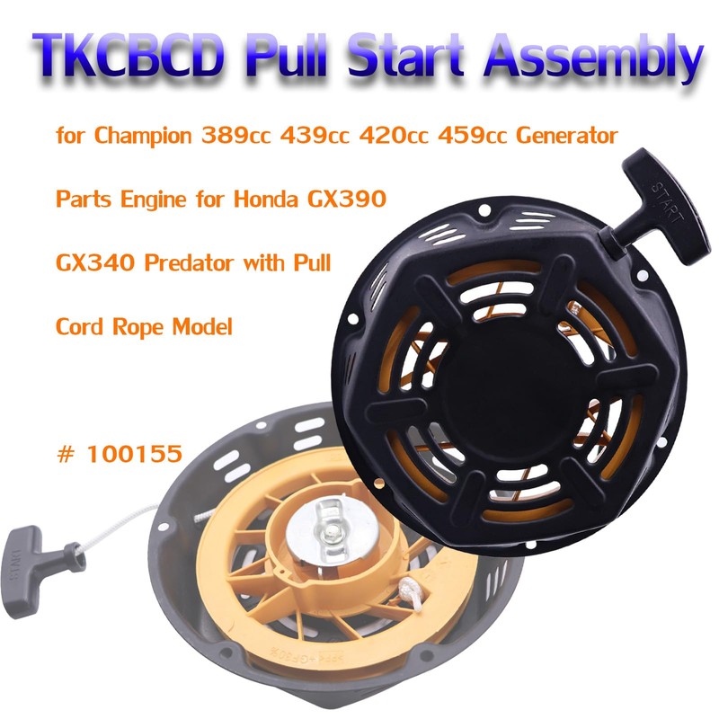 TKCBCD GX390 GX340 Recoil Starter Compatible with Champion 389cc 439cc