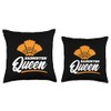 Badminton Queen Badminton Player Shuttlecock Sports Smash Throw Pillow