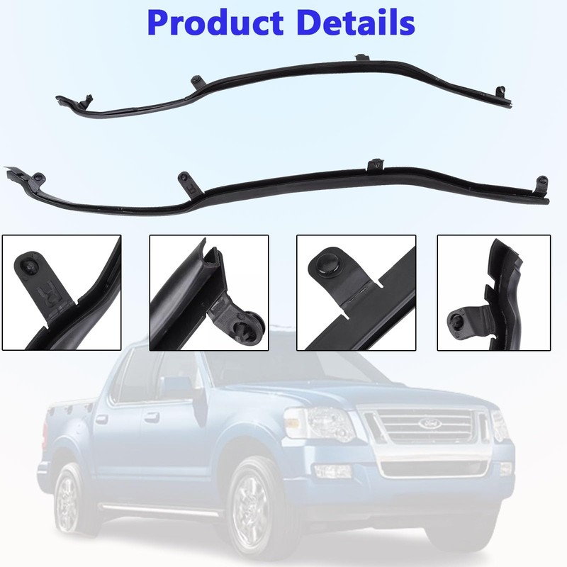 Door Weatherstrip Seal RH LH Pair Compatible with Ford Explorer