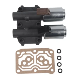 Kessocco 28260-PRP-014 Transmission Dual Linear Solenoid with Gasket Replacement for Honda Accord Element CR-V Acura TSX RSX 2002-2011