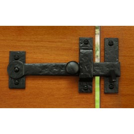 Iron Valley - 7.5" Gate Drop Bar w/Knob (Lever Latch) - Solid Cast Iron