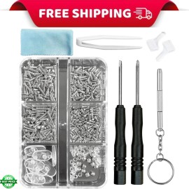 PTSLKHN Eyeglass Repair Kit with Screws, 15 Types Screws for Eyeglasses - Fra...