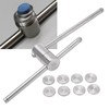 Billiard Cue Tip Shaper Stainless Steel Snooker Stick Tip Compressor