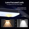 XmnSoly Solar Fence Lights 8 Pack Bright LED Lens Downlights