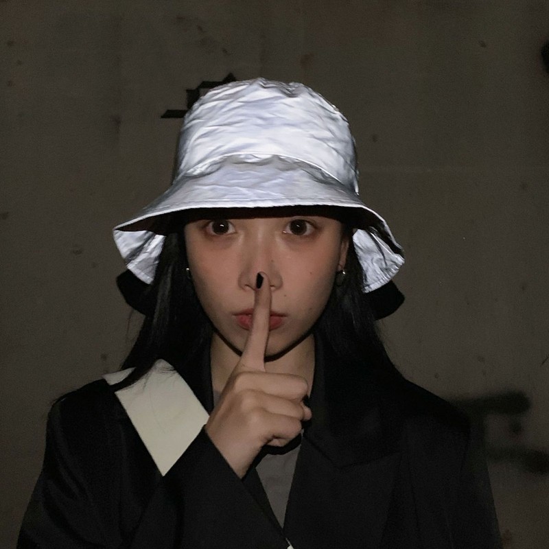 Reflective Hat Skin Friendly Breathable Stylish Cotton Bucket Hat for
