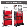 BIG RED TRJF-C305ABD Torin Garage Workshop Organizer: Portable Steel and