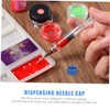 VILLFUL 3sets Plastic Tip Caps Luer Lock Caps for Dispensing