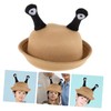 VALICLUD Creative Small Round Hat with Snail Eyes Funny Everyday