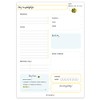 A5 Self Care Daily Planner Pad Desk Pad Cute To