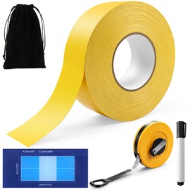 Anglekai 262FT Pickleball Court Tape, Adhesive Pickleball Court Mark Tape