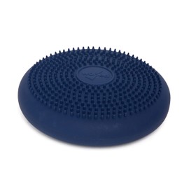 BouncyBand Wiggle Seat, Blue, 1-Pack – Small 10.75” D x 2.5” H Wobble Cushion for Kids Aged 3-7 – Sensory Tool Promotes Active Learning & Improves Productivity – Includes Pump for Easy-Inflation