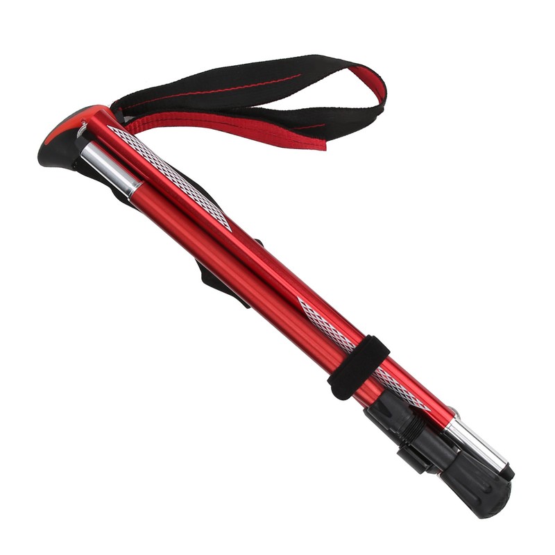 Collapsible Lightweight Aluminum Pole Hiking Stick Cane for Trekking Mountaineering
