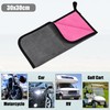 X AUTOHAUX 4pcs Microfibre Car Drying Towel 11.81"x11.81" Extra Large