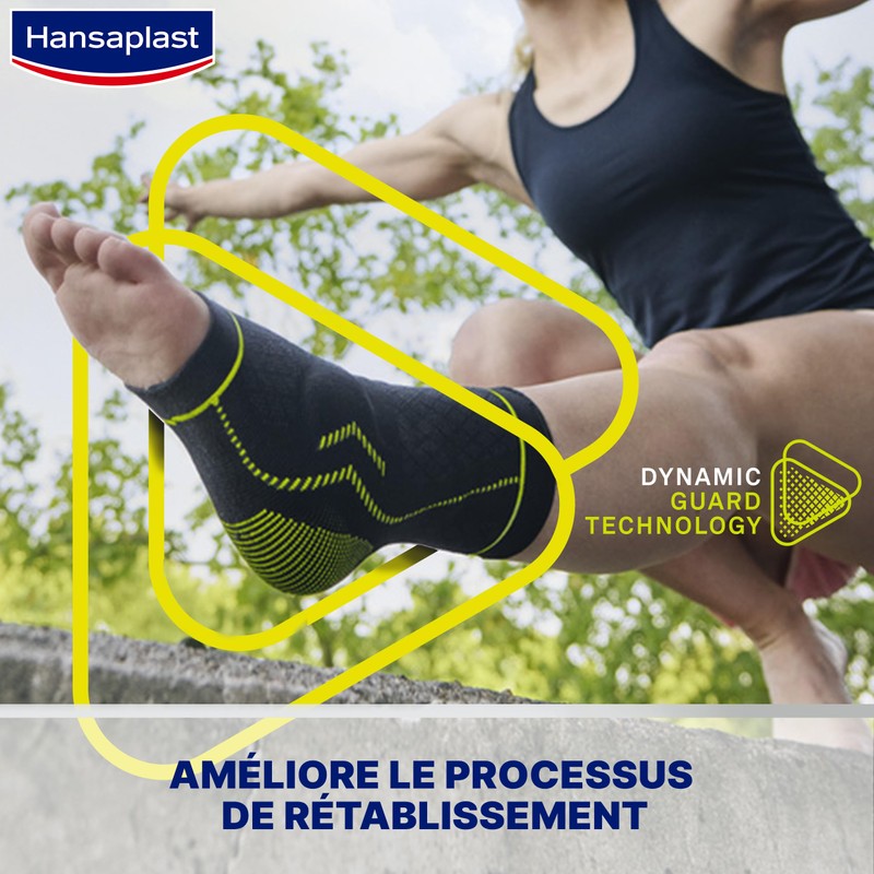 HANSAPLAST Ankle Brace (1 Piece) Size S/M, Sports Bandage for