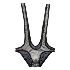 YOOBNG Men's Shapewear Leotard Underwear Jockstraps Wrestling Singlet Bodysuit Boxer Briefs