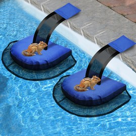 JESTOP 2Pcs Pool Animal Saving Escape Ramp, Frog Saver Floating Ramp Rescues for Swimming Pool, Frog Floating Ramp Rescues for Saving Frogs, Toads, Mice, Birds, Pool Maintenance Accessories
