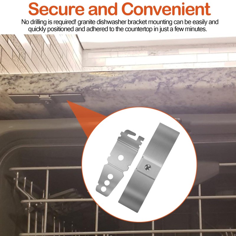 Granite Dishwasher Mounting Bracket Kit Replacement Granite Grabbers Dishwasher Mounting