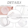 ZEJIA 10 Gram Cosmetic Containers 10pcs Sample Jars with Lids