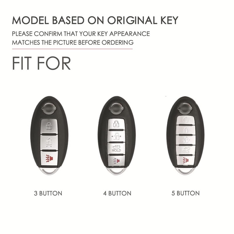 ontto Car Key Cover Case fit for Nissan Leaf Juke