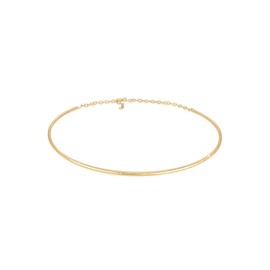 Elli Women's Basic Cuff Choker Blogger Trend in 925 Sterling Silver 40 cm Length, stainless steel, None