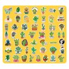 50pcs Cactus Stickers, Cute Green Plant Flowers Pot Sticker Packs